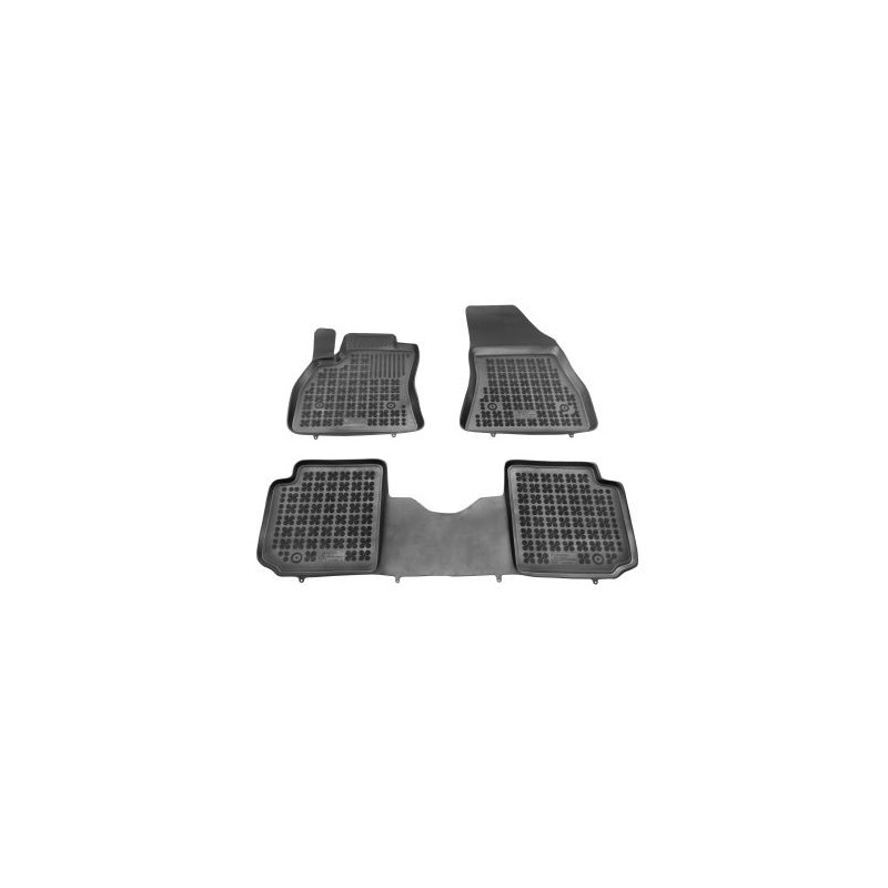 Гумени стелки за FIAT 500L / 500L Trekking / 500L Living  (2013-2022) - 7 seats - тип леген