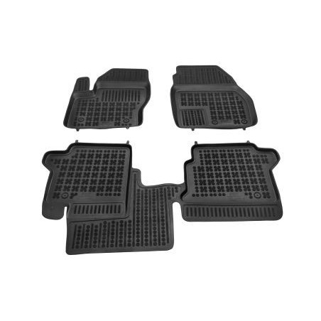 Гумени стелки за Ford Grand Tourneo Connect II (2013-2023) - with an extra material on the driver side - тип леген