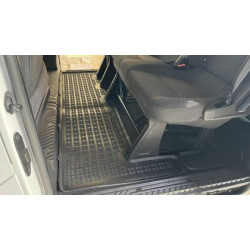 Гумени стелки за Ford Tourneo Custom (2013+) - middle (2nd row of seats) - тип леген