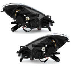 Кристални фарове RENAULT CLIO III (2005+) - хром