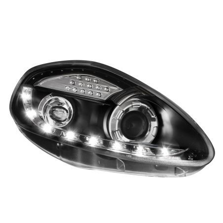 Кристални фарове  FIAT Grande PUNTO (05+) - черен