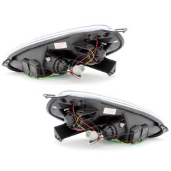 Кристални фарове FIAT Grande PUNTO (05+) - черен