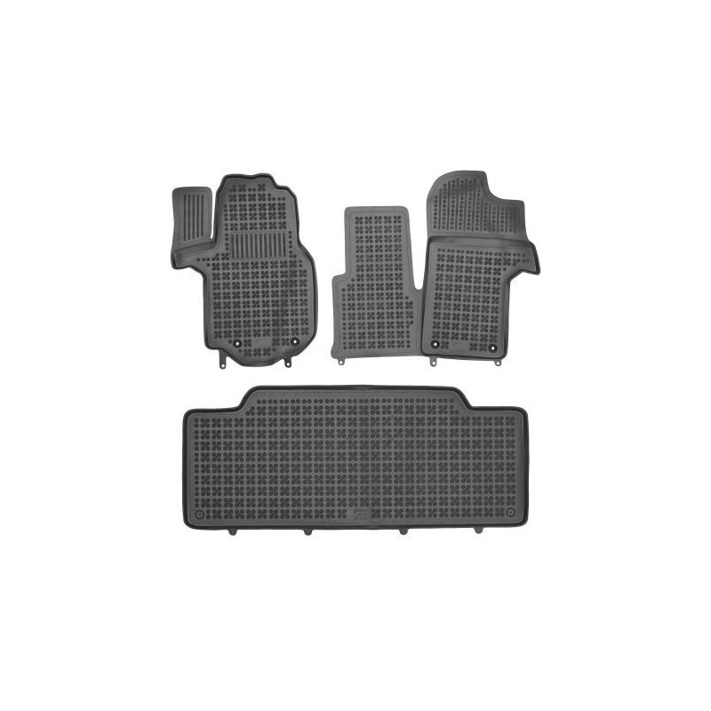 Гумени стелки за Man TGE (2017+) / Volkswagen Crafter II (2016+) 2бр. предни и 1бр. задна - тип леген