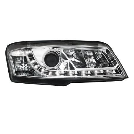 Кристални фарове FIAT STILO 3 врати (2001-2008)  - хром