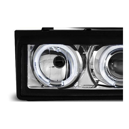 Кристални фарове  Angel Eyes VW CORRADO  - хром