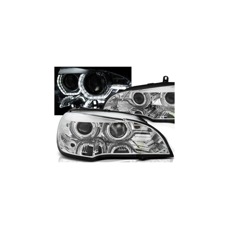 Кристални фарове BMW X5 E70 (2007-2010) - 3D Design
