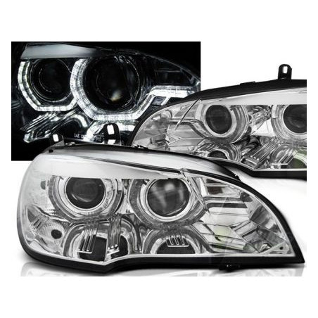 Кристални фарове BMW X5 E70 (2007-2010) - 3D Design
