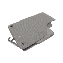 Мокетни стелки за VW Passat B6 / B7 3C (2005-2014) - елипсовидни щипки - Сиви