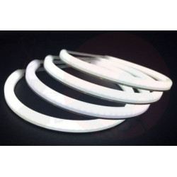 Ангелски Очи Лайтбар Дизайн за BMW E39 (2000-2003) ОЕМ с фабрични ангелски очи - Бял цвят