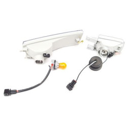 Кристални мигачи с халоген за Golf 3 / Vento - хром