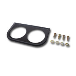 Конзола - стойка за 2 измервателни уреди 52мм - плоска с 4 винта