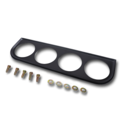 Конзола - стойка за 4 измервателни уреди 52мм - плоска с 4 винта