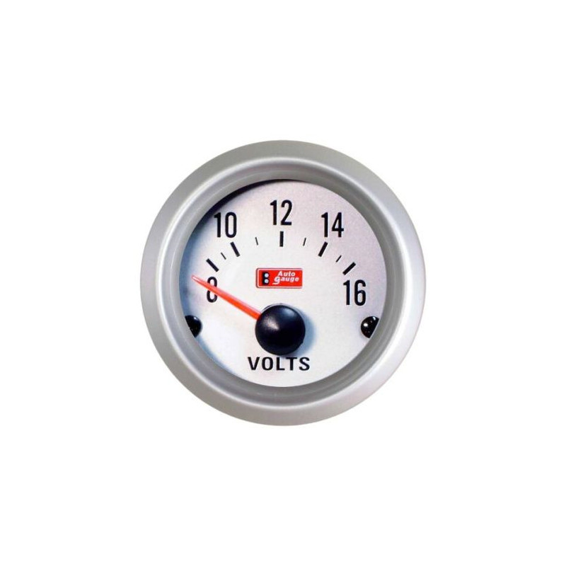 Измервателен уред за напрежението на акумулатора - Волтметър - VDO бял