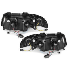 Кристални фарове за Audi A4 Dayline (95-98) - хром