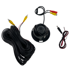 Камера за задно виждане за Бус, Камион, Кемпер водоустойчива - кръгла с нощно IR виждане