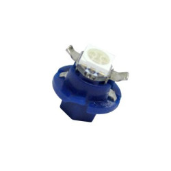 Диодна крушка тип B8.4D 12V / 2W с 1smd 5050 - синя