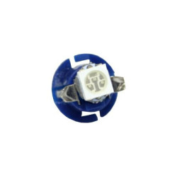 Диодна крушка тип B8.4D 12V / 2W с 1smd 5050 - синя