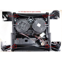 Капаче за централна конзола на BMW X5 E70, X6 E71 (2007+)