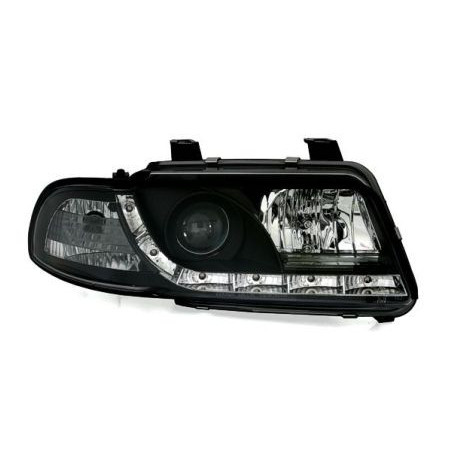 Кристални фарове за Audi A4 Dayline (1995-1998) - черни
