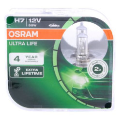 Халогенна крушка Н7 - Osram Ultra Life - 2бр. блистер