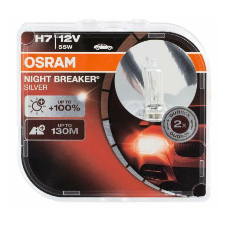Халогенна крушка Н7 - Osram Night Braker Silver - 2бр. блистер