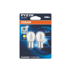 Хромирани крушки за мигачи Osram - с разминати пинове