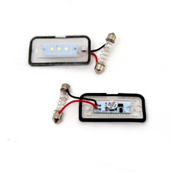 Плафони за осветление на задния номер за Mercedes W209 CLK, 61x31 mm