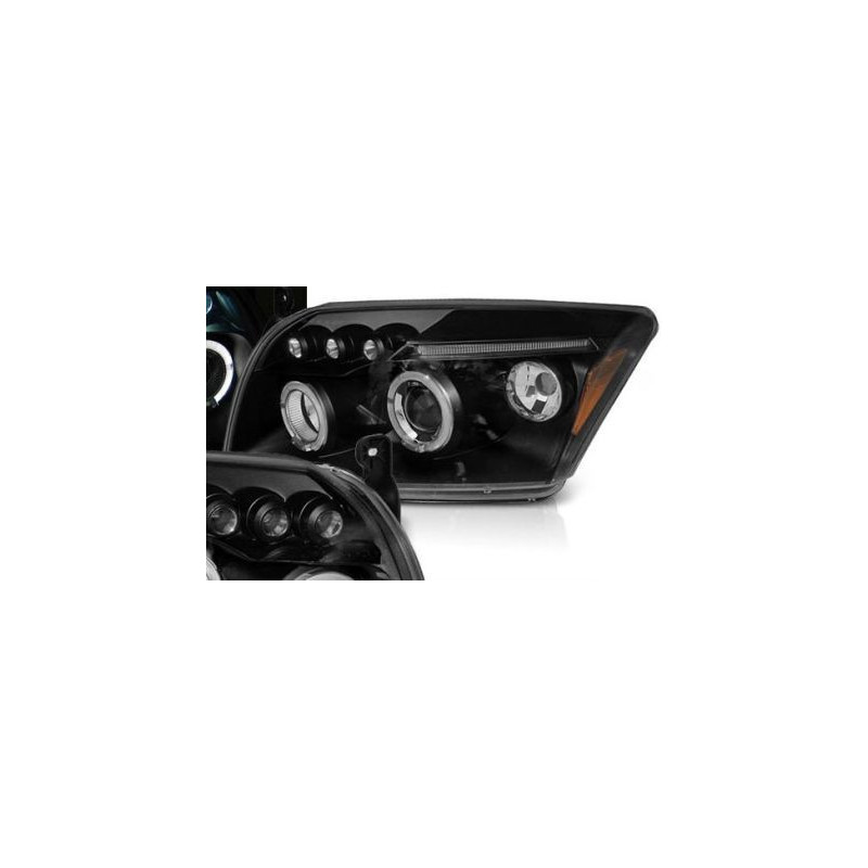 Кристални фарове DODGE CALIBER (2006-2012) - черни