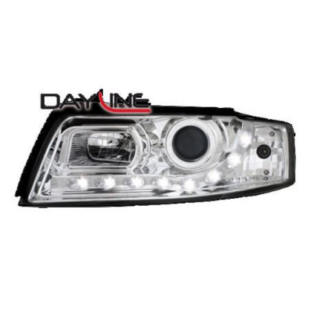 Кристални фарове  DAYLINE AUDI A4 (2001-2004) - хром