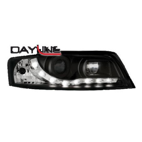 Кристални фарове  DAYLINE AUDI A4 (2001-2004) - черни
