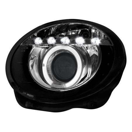 Кристални фарове FIAT 500 (07+) - черни