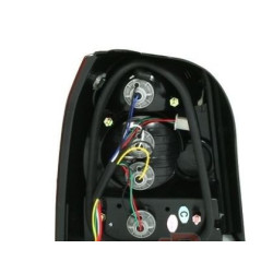 Кристални стопове AUDI A4 комби (95-01) - опушен хром