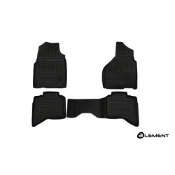 3D Гумени стелки за DODGE Ram 1500/2500/3500 (2012-2018) Quad cab (USA) 4 pcs.