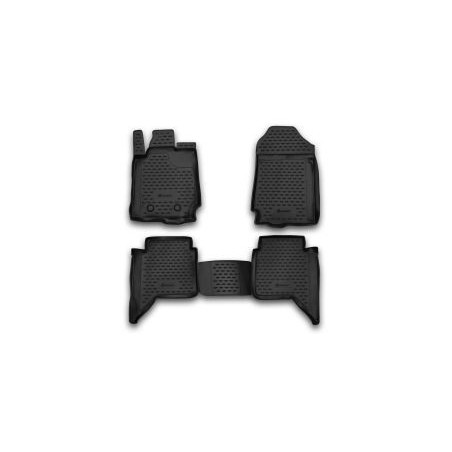 3D Гумени стелки за FORD Ranger 2 doors (2011-2020) 4 pcs.