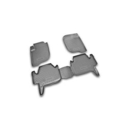3D Гумени стелки за MITSUBISHI Pajero Sport (2008-2015) - 4 pcs.