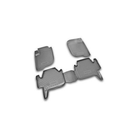 3D Гумени стелки за MITSUBISHI Pajero Sport (2008-2015) - 4 pcs.