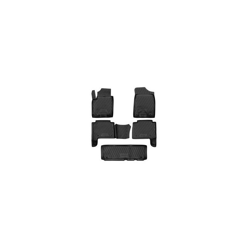 3D Гумени стелки за NISSAN Patrol (2010+) 5 pcs.