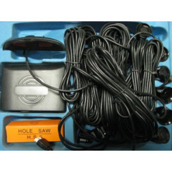 Парктроник с 8 сензора и LED дисплей - черни датчици