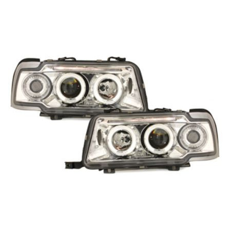 Кристални фарове за Audi 80 B4 (1991-1994) - хром