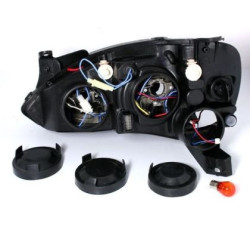 Кристални фарове OPEL CORSA C (2001-2006) - черни