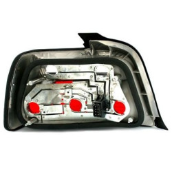 Кристални стопове BMW E36 (91-99) 2d coupe - черен хром