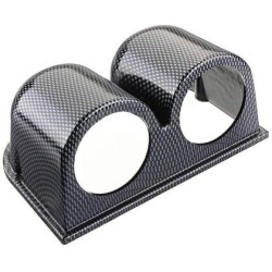 Конзола - стойка за табло за 2 измервателни уреда 52мм - карбон