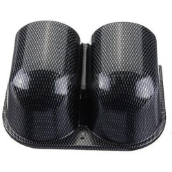 Конзола - стойка за табло за 2 измервателни уреда 52мм - карбон