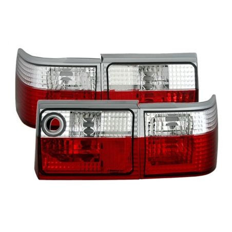 Кристални стопове  AUDI 80 B3 (1986-1991) / B4 combi (1991-1996) -  червени / хром