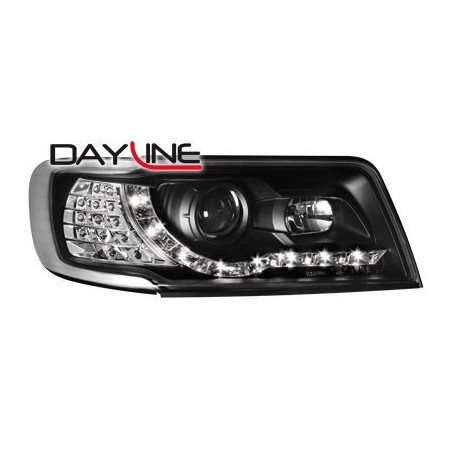 Кристални фарове AUDI 100 C4  (1990-1994) - черни