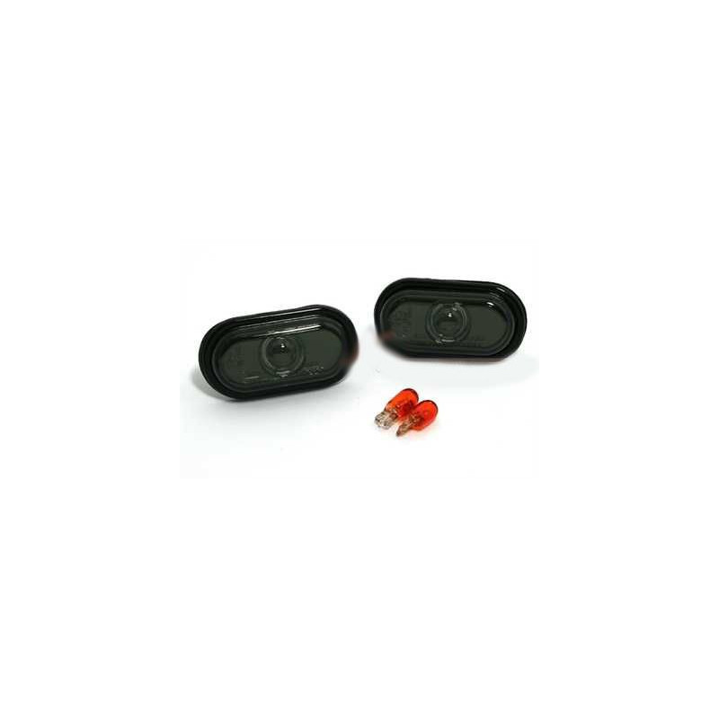 Кристални мигачи RENAULT - черен хром