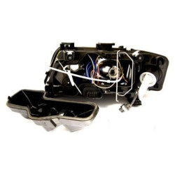 Кристални фарове за Audi A6 (1997-2001) - хром