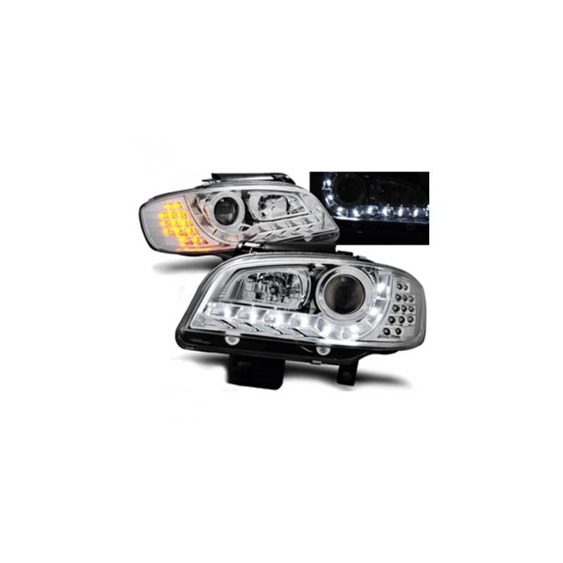 Кристални фарове SEAT IBIZA 6K2 (00-02)  - хром