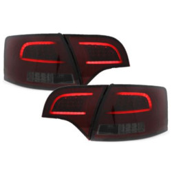 Диодни стопове  AUDI A4 комби (2004-2007) - червени / опушени