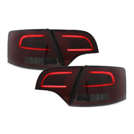 Диодни стопове  AUDI A4 комби (2004-2007) - червени / опушени